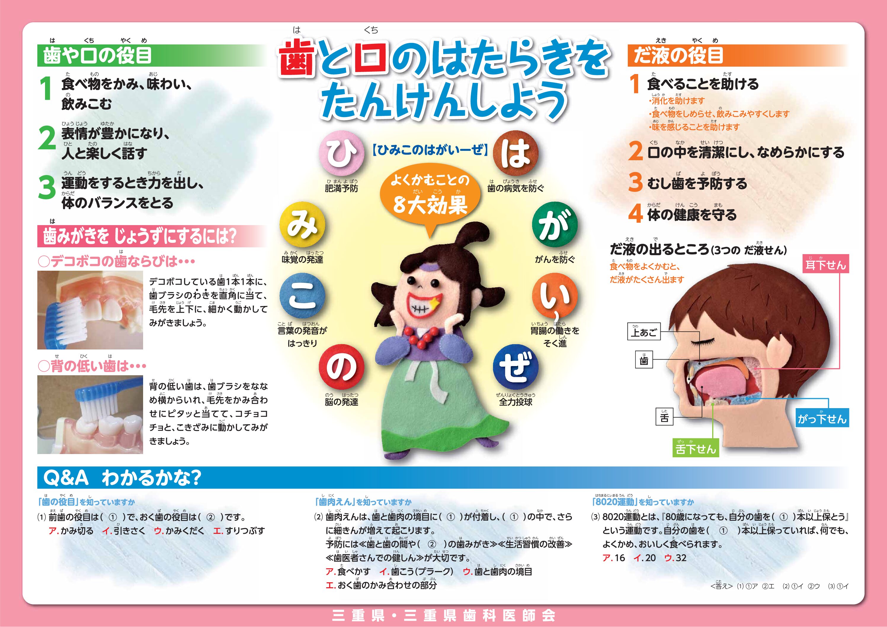 歯と口のはたらきをたんけんしよう